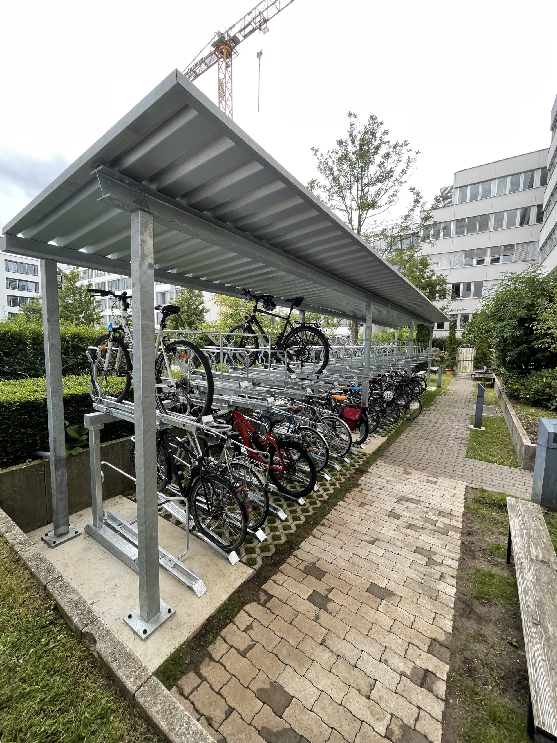 2021 – Herstellung Fahrradstellplatz - Johann Fischer Bauunternehmung GmbH